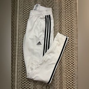 Adidas white sweatpants!